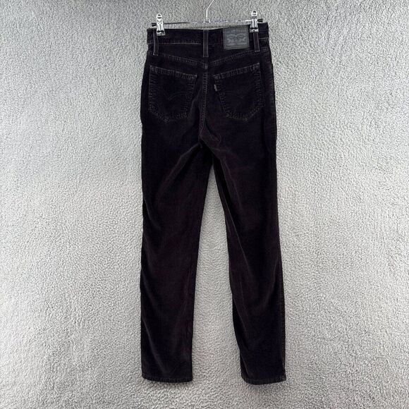 Levi’s 724 High Rise Straight Corduroy Pants Brown Size 25 - Picture 2 of 12
